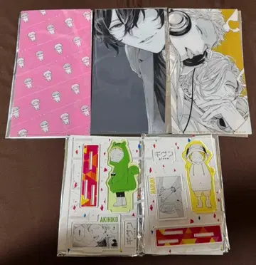 기븐 명장면 아크릴 스탠드 아키히코 하루키 항균 마스크 케이스 5종 세트