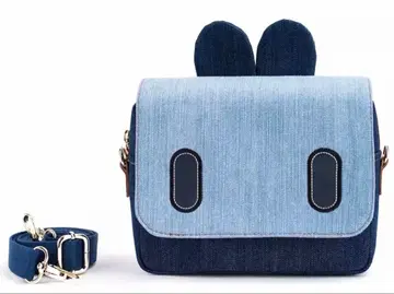 새상품 토끼 귀 데님 숄더백