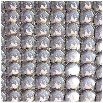 시이나 니키 캔뱃지 5주년 이타백