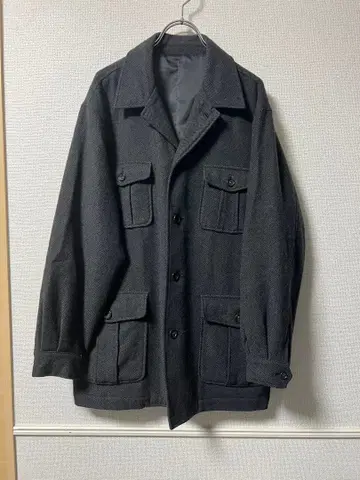 [ 새상품급 ] F.CONCEPT MEN GOLD 자켓 블루종 헤링본