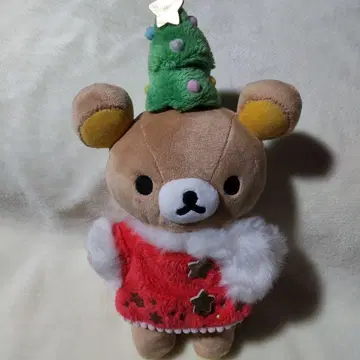 리락쿠마 봉제 인형 크리스마스 산리오 크리스마스 트리 산타클로스