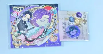 귀멸의 칼날 원화전 족자 캔뱃지 코쵸우 시노부