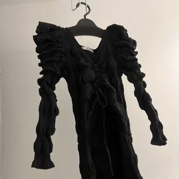 [ SNIDEL ] 디자인 니트 원피스