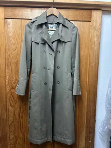 MICHEL KLEIN 카키 트렌치코트 38