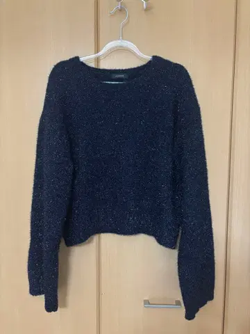 JEANASIS 라메 니트 네이비