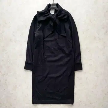 [새상품급] Whim Gazette 울 보타이 원피스 롱 맥시 길이