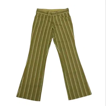 60s 70s 시어스 빈티지 스트라이프 플레어 팬츠 w31