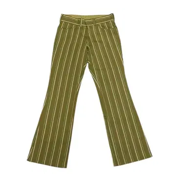 60s 70s 시어스 빈티지 스트라이프 플레어 팬츠 w31