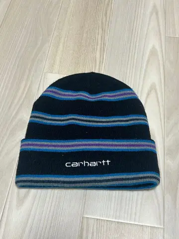 Carhartt 스트라이프 니트 모자