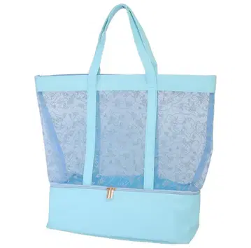 시나모롤 토트백 튤 플로키 2층 토트