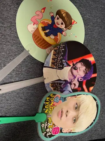 Shinee 종현 부채 3개 세트