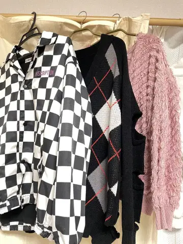 여성용 아우터 가디건 세트