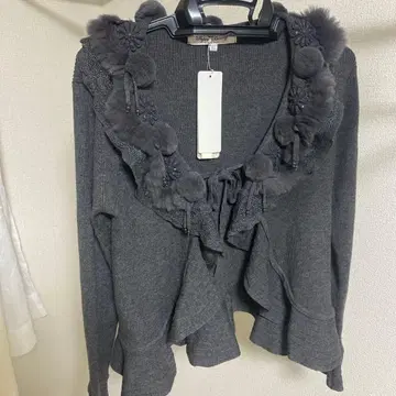 Super Beauty By Ohra Beau 다크 그레이 가디건