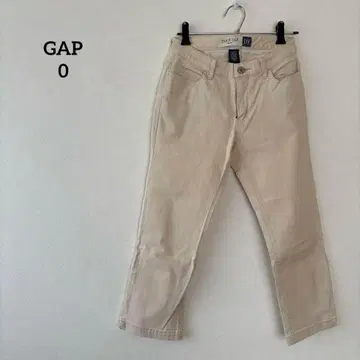 갭 부츠컷 팬츠 베이지 0 사이즈