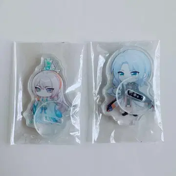 식물어 시례은행 팔선과해료박라 미니 아크릴 스탠드