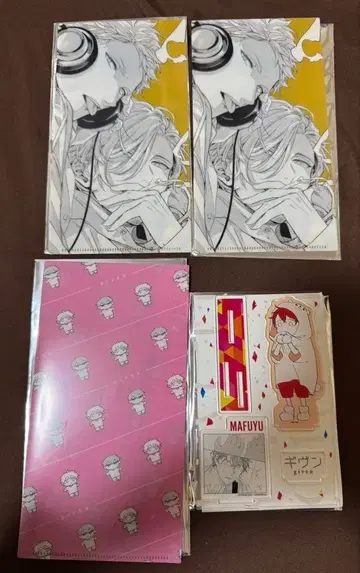 기븐 트레이딩 명장면 아크릴 스탠드 사토 마후유 항균 마스크 케이스 4종