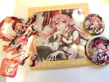 원신 연비 캔 배지, 색지, 아크릴 스탠드 세트