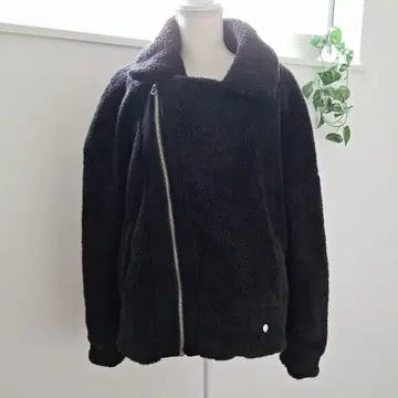 SHAGGY 보아 라이더스 보아 자켓 블랙 L