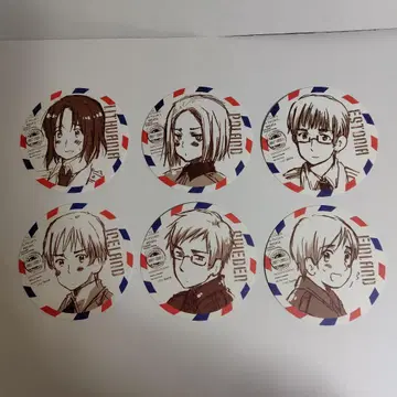 헤타리아 코스터 6장 세트