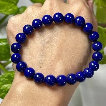 제왕 파랑 그레이드 라피스라줄리 8.7mm-16cm 파워스톤 팔찌