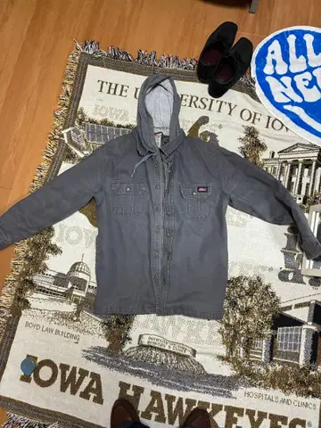 제뉴인 디키즈 그레이 후드 자켓