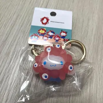 먀쿠먀쿠 산리오 클리어 컬러 키링 시나몬