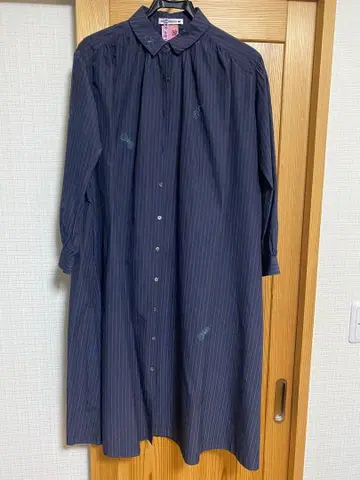 미나 페르호넨 스트라이프 셔츠 원피스