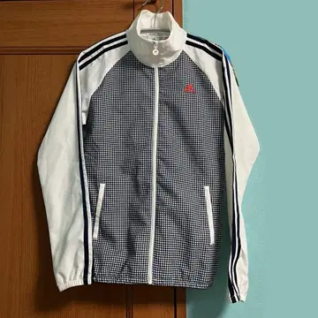 아디다스 adidas 저리 깅엄 깅엄 체크 UV 점퍼