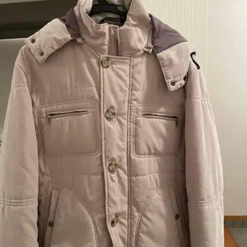 Golden Bear 후드 부착 다운 자켓 M 사이즈 베이지