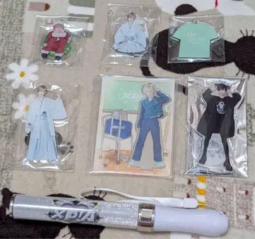 xpia 크로스피아 하쿠 아크릴 스탠드 등 굿즈 세트