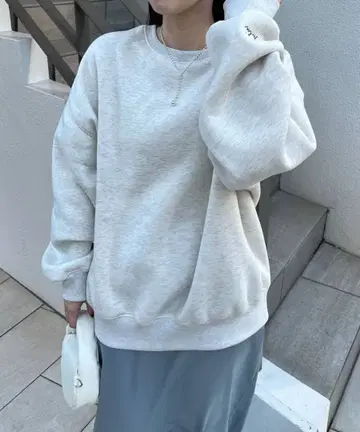 mystic mline 사진 BIG 맨투맨 그레이