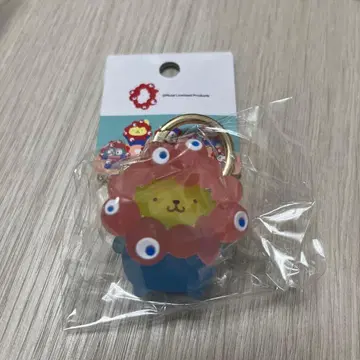 먀쿠먀쿠 산리오 클리어 컬러 키링 폼폼푸딩