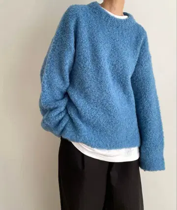 CANALJEAN Elmar 알파카 혼방 크루넥 니트