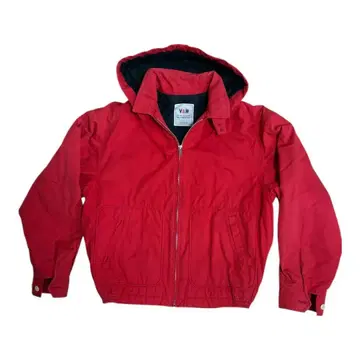 [ 레어 ] VAN JACKET 후드 부착 빨간색 점퍼