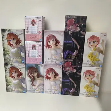 미개봉 새상품 5등분의 신부 피규어 묶음 판매