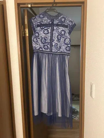 블루 파티 드레스