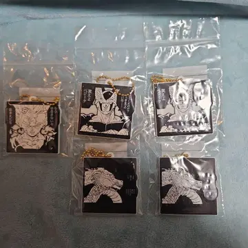 드래곤볼 40주년 기념 러버 마스코트 비스켓 러버 마스코트 5종 세트