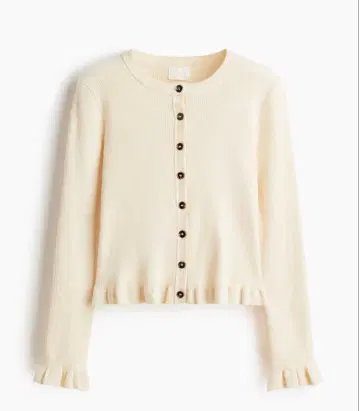 H&M 리브 니트 가디건 M