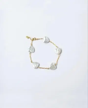 sheriche 셰리쉬 heart 담수 pearl bracelet