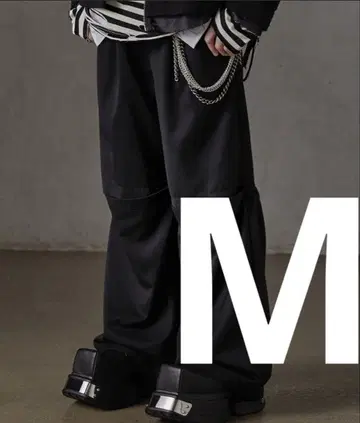 [GRANCY] 튤 레이어드 디자인 슬랙스 M