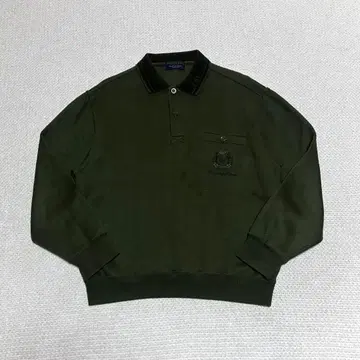 00년대 빈티지 그린 긴팔 풀오버 아카이브 y2k