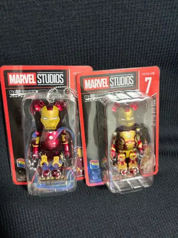 마블 마블 복권 베어브릭상 1번+7번 아이언맨