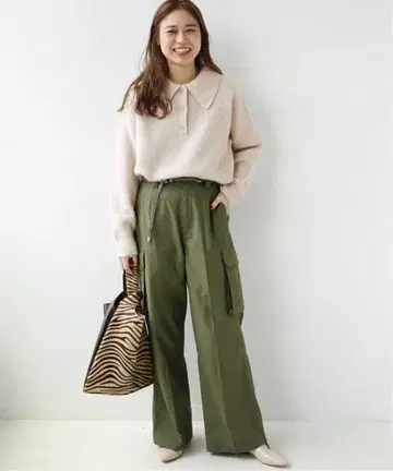 저널 스탠다드 리룸 폭스 울 폴로 넥 풀오버