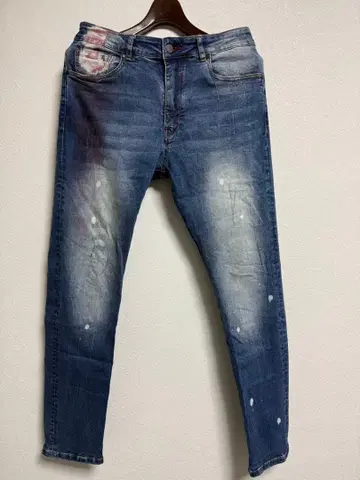 커스텀 컬처 데미지 진 데님