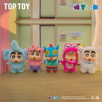 TOPTOY 짱구는 못말려(크레용 신짱) 봉제 인형 키링 1박스 4개입