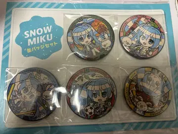 유키 미쿠 맨홀 캔뱃지 세트