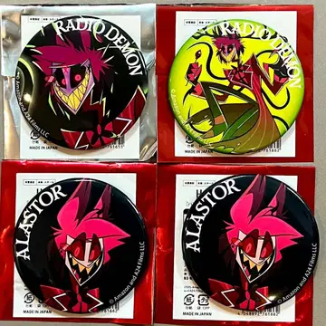 해즈빈 호텔 시크릿 캔뱃지 라디오 데몬 세트