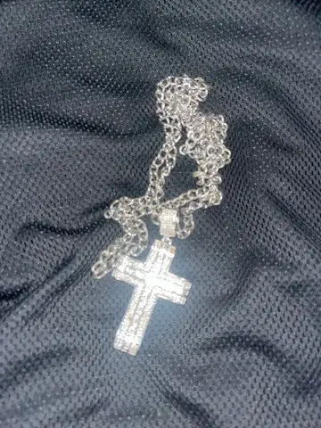 실버 b-boy 목걸이 블링블링