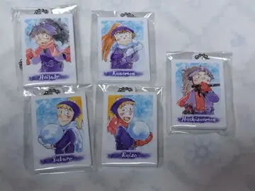 닌타마 파샤코레 미니 아크릴 키링 컬렉션 5학년 세트
