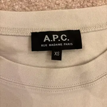A.P.C. 라이트 그레이 티셔츠 XS